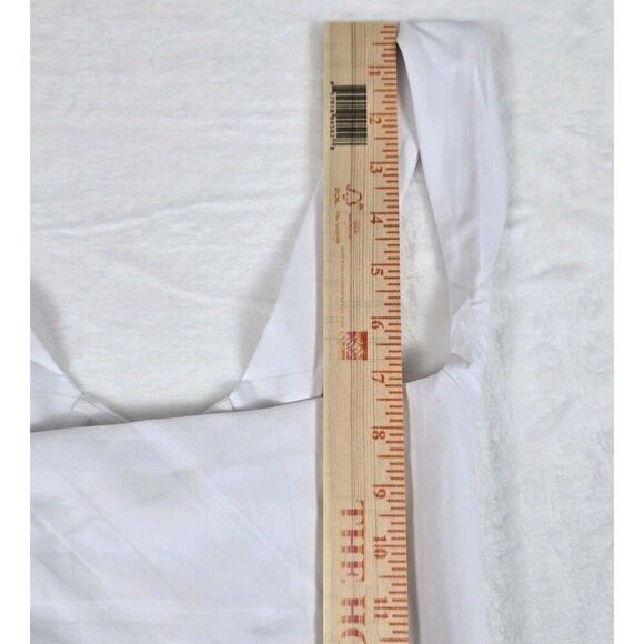 Laslulu Romper Women Large White Square Neck Cross Back Strap Sleeveless - Picture 7 of 8